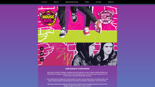 Screenshot of the Skool Of Street website