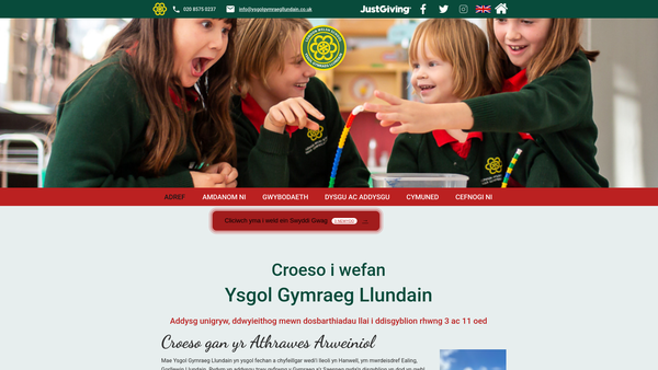 Screenshot of the The Welsh Schools Trust Limited website
