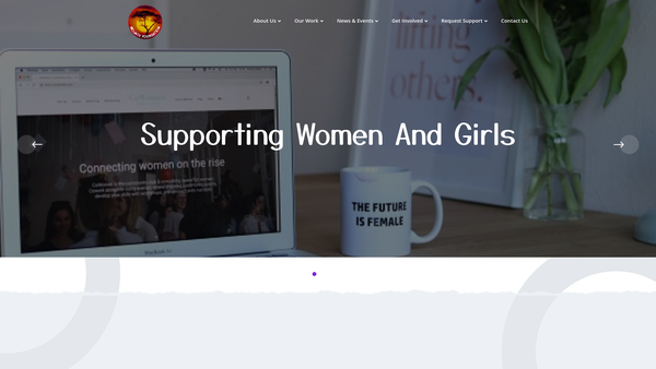 Screenshot of the Mojatu Foundation website