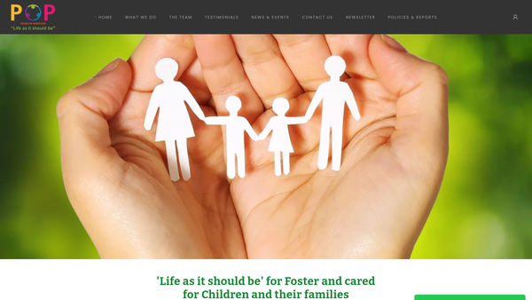 Screenshot of the Power Of Parenting website