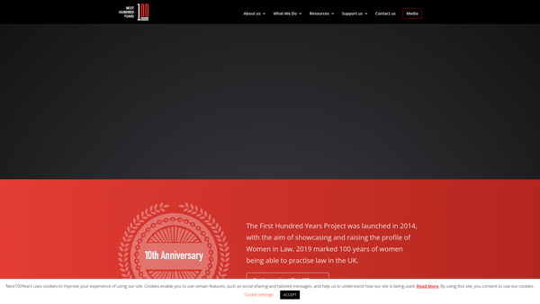 Screenshot of the Spark 21 website