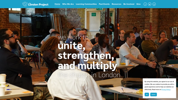 Screenshot of the City To City UK website