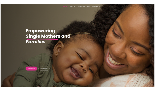 Screenshot of the The Rfa Beauty Foundation website