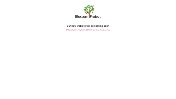 Screenshot of the Blossom Project website