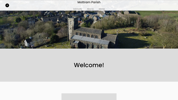 Screenshot of the The Parochial Church Council Of The Ecclesiastical Parish Of Mottram In Longdendale website