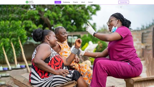 Screenshot of the Health Entrust website