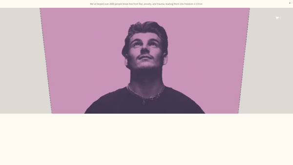 Screenshot of the Live Free Foundation website
