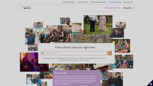 Screenshot of the The Parochial Church Council Of The Ecclesiastical Parish Of St Peter's Parr website