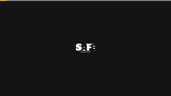 Screenshot of the Safe Regeneration Ltd website