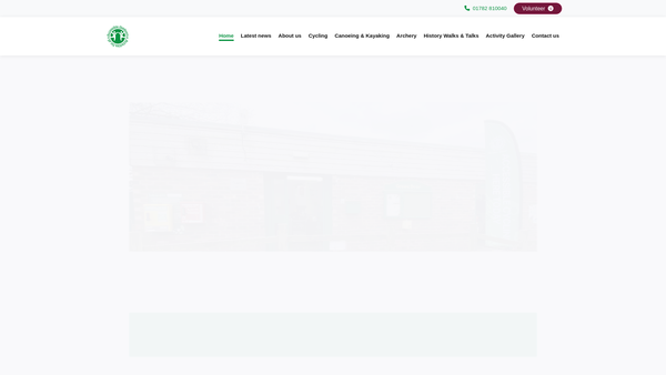 Screenshot of the Green Door website