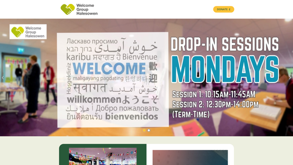 Screenshot of the Welcome Group Halesowen website