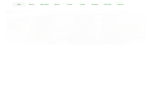 Screenshot of the Eggbeer Trust website