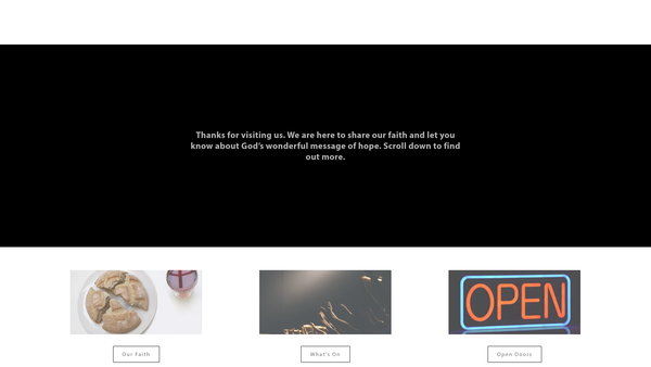 Screenshot of the Finsbury Park Christadelphian Ecclesia website