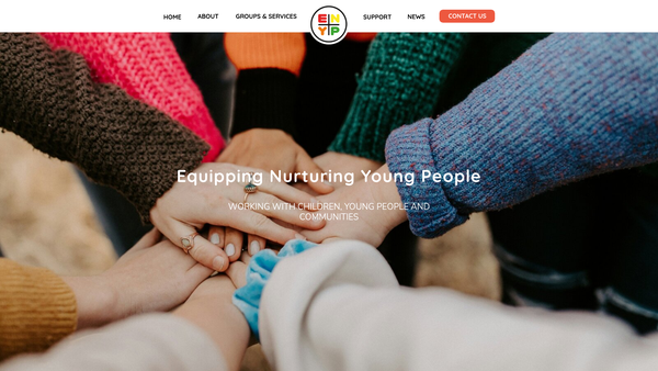 Screenshot of the Enyp website