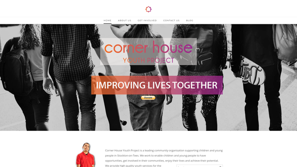 Screenshot of the Corner House @ Newtown website