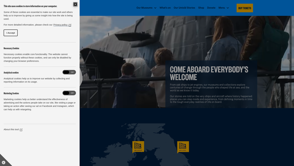 Screenshot of the Nmrn Operations website