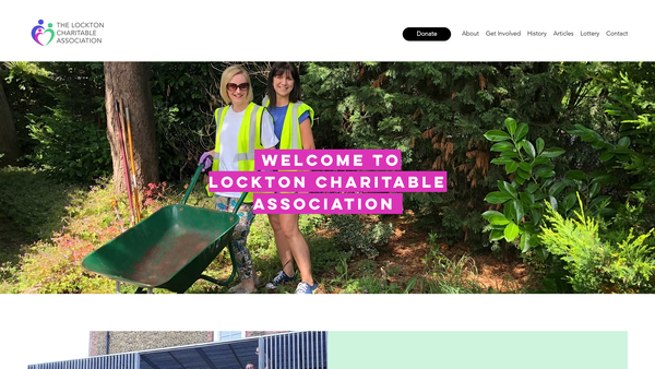 Screenshot of the Lockton Charitable Association website
