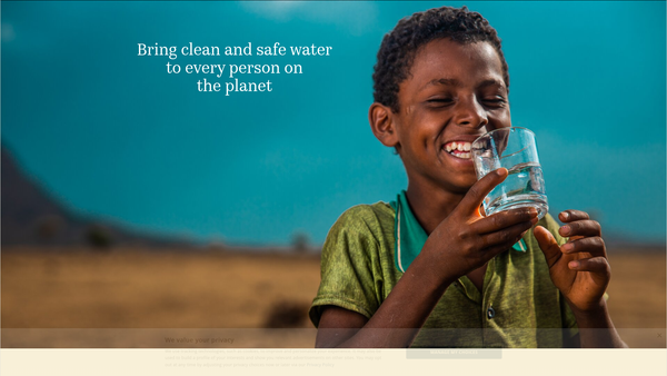 Screenshot of the Charity Global (UK) Limited website