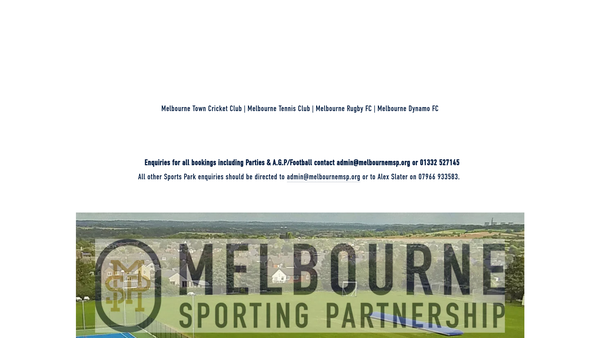 Screenshot of the The Melbourne Sporting Partnership Limited website