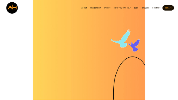 Screenshot of the Aim Higher website