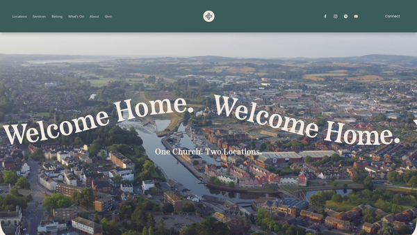 Screenshot of the The Joint Council of Co Church, Exeter website