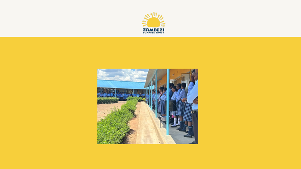 Screenshot of the The Zambezi Sunrise Trust website