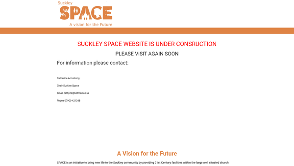 Screenshot of the Suckley Parish, Academy And Community Enterprises website