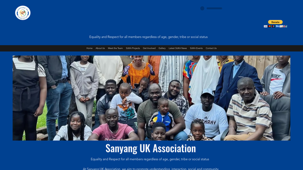 Screenshot of the Sanyang UK Association website
