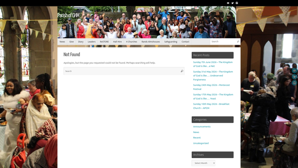 Screenshot of the PCC of Girlington, Heaton and Manningham website