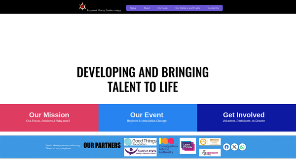 Screenshot of the Connect Talent CIO website