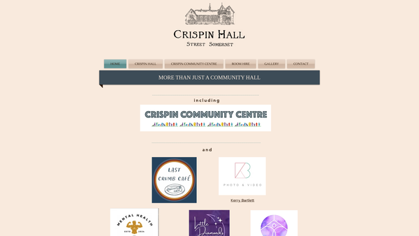 Screenshot of the The Crispin Hall Trust website
