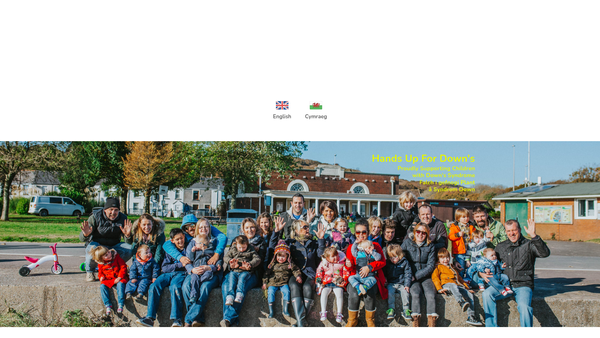 Screenshot of the Hands Up For Downs website