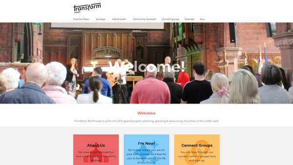 Screenshot of the The Parochial Church Council Of The Parish Of St John And St Paul, Widnes website