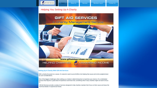 Screenshot of the Vineyard Of Glory Ministries International website