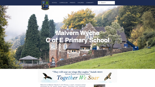 Screenshot of the Wychumvi website