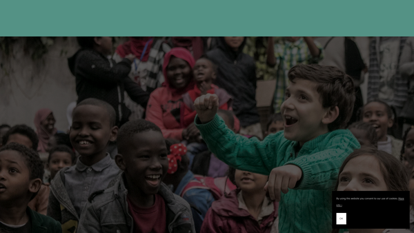 Screenshot of the Across Borders website