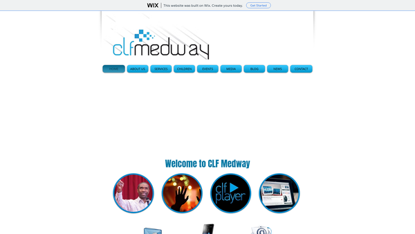 Screenshot of the Christian Life Fellowship - Medway website