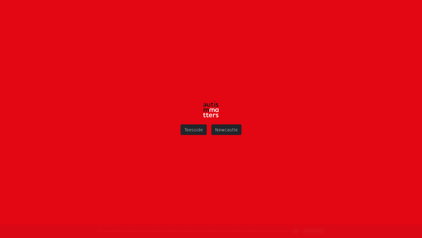 Screenshot of the Autism Matters website
