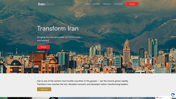 Screenshot of the 222 Ministries website