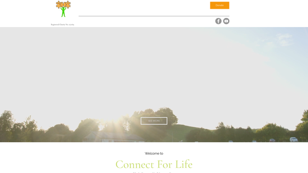 Screenshot of the Connect For Life website
