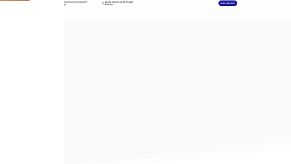 Screenshot of the Interact Church And Community Partnership website