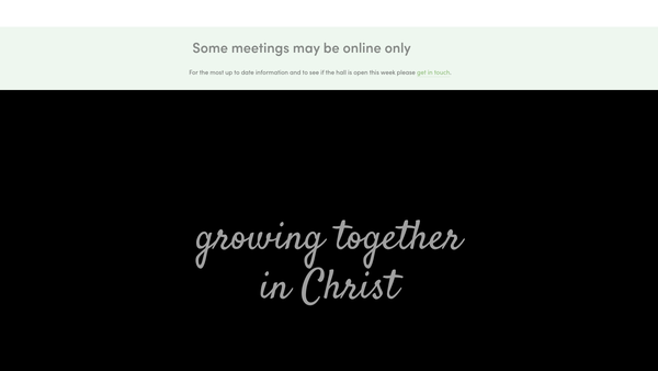 Screenshot of the Ealing Christadelphian Ecclesia website