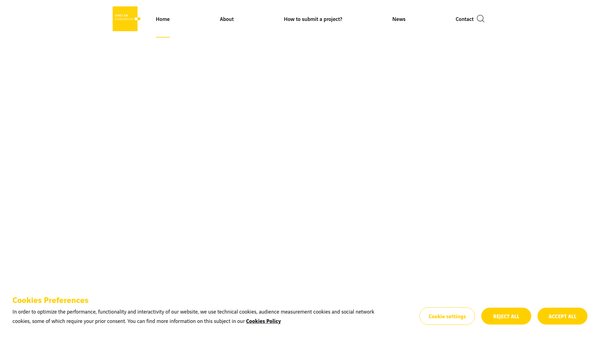 Screenshot of the Vinci UK Foundation website