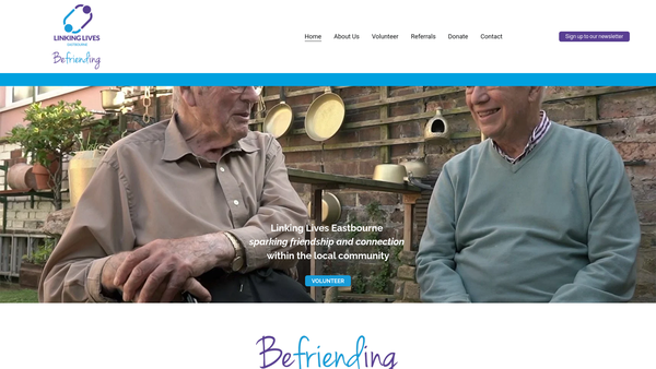 Screenshot of the Eastbourne Churches Visiting website