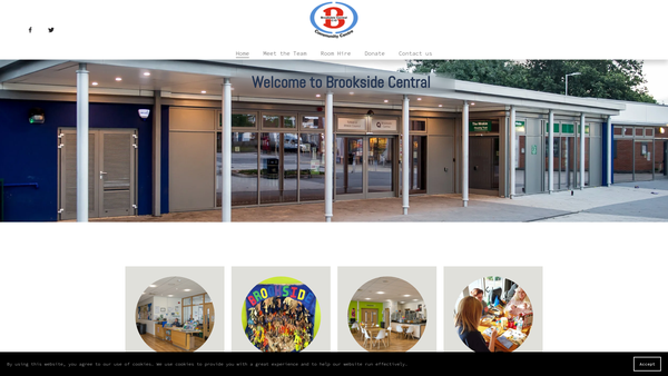 Screenshot of the Brookside Central (CIO) website