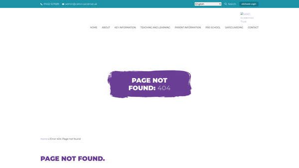 Screenshot of the Friends At Belmont PTA website