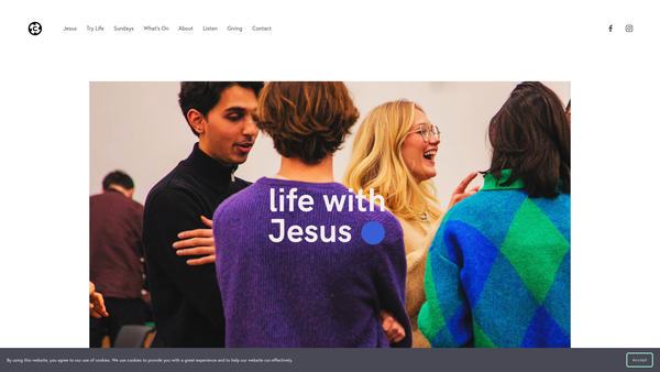 Screenshot of the Crossway Stratford website