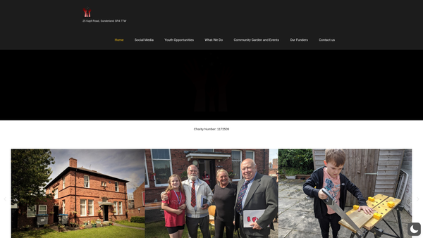 Screenshot of the Parker Trust website
