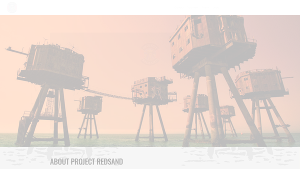 Screenshot of the Project Redsand CIO website