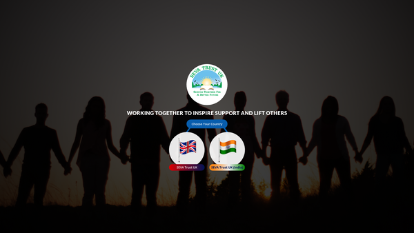 Screenshot of the Social Education Voluntary Association (Seva) Trust UK website